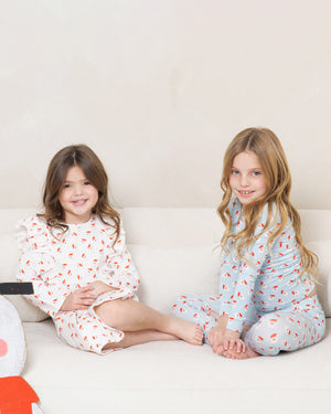 HD Bamboo LS Printed PJs Set