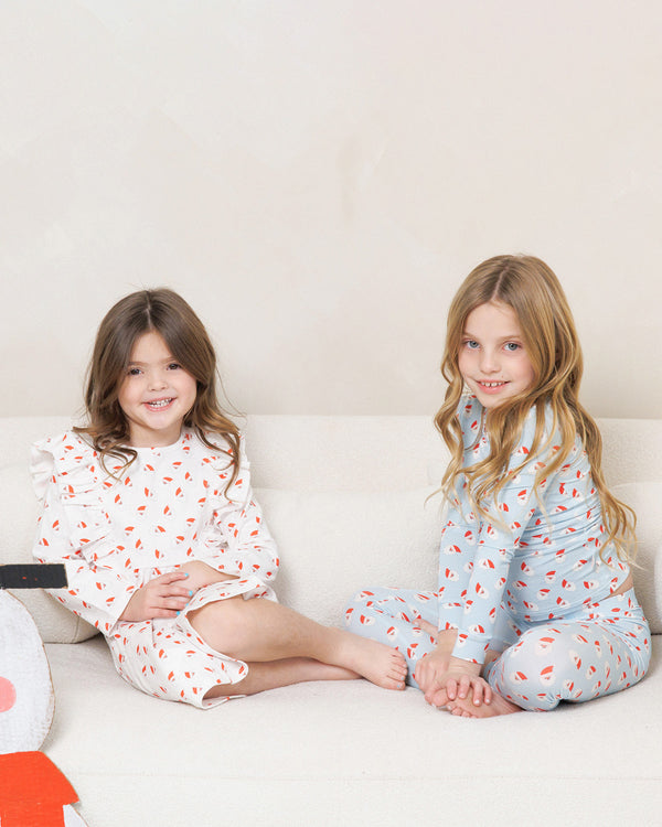 HD Bamboo LS Printed PJs Set
