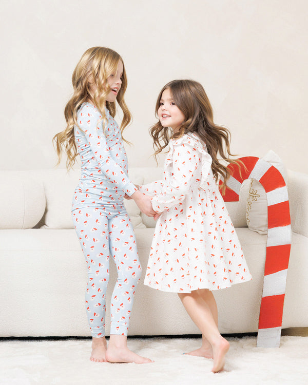 HD Bamboo LS Printed PJs Set