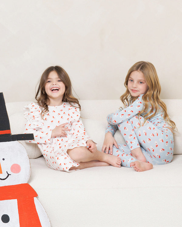 HD Bamboo LS Printed PJs Set