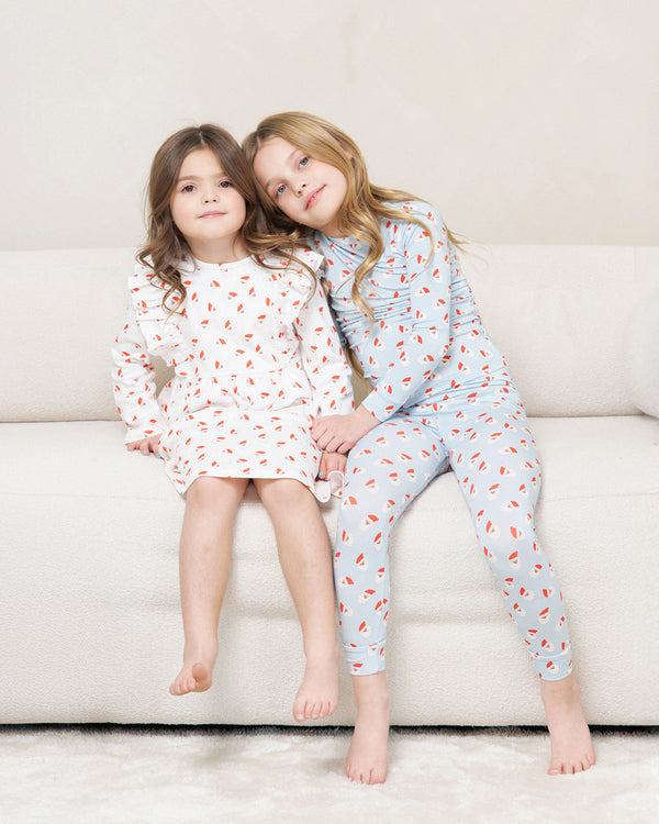 HD Bamboo LS Printed PJs Set