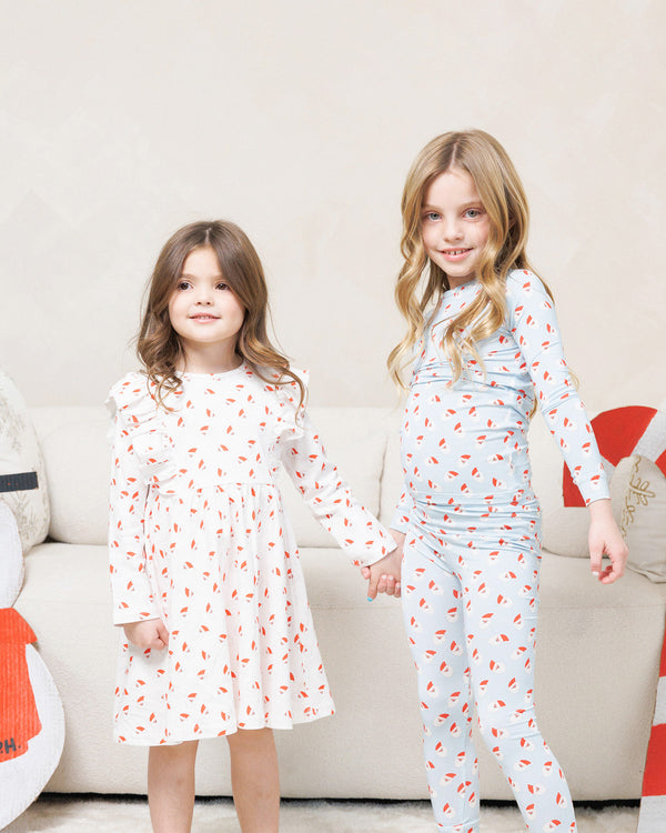 HD Bamboo LS Printed PJs Set