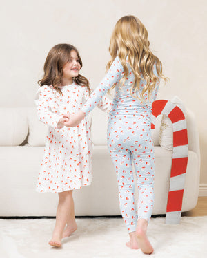 HD Bamboo LS Printed PJs Set