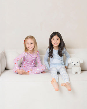HD Bamboo LS Printed PJs Set