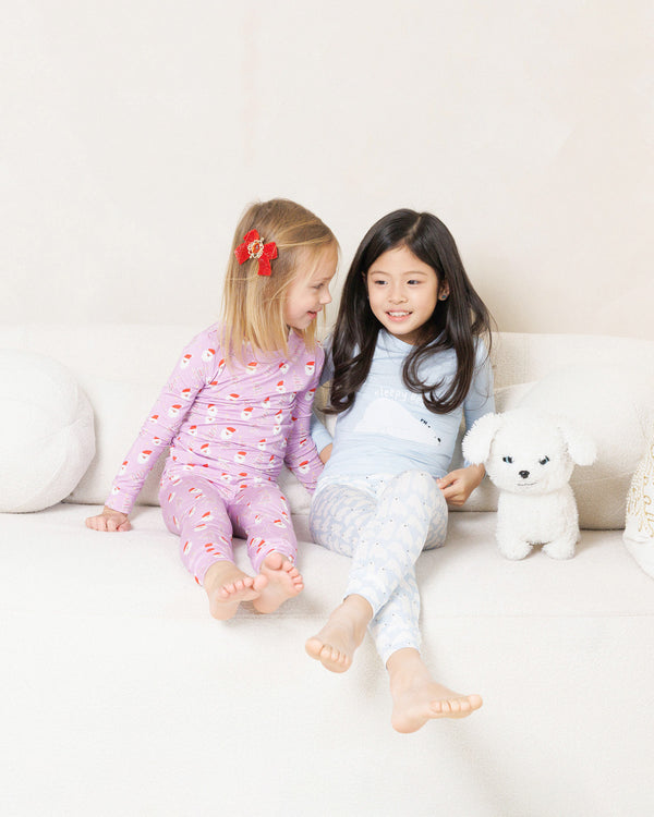 HD Bamboo LS Printed PJs Set