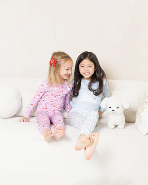 HD Bamboo LS Printed PJs Set