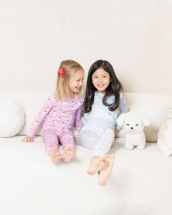 HD Bamboo LS Printed PJs Set