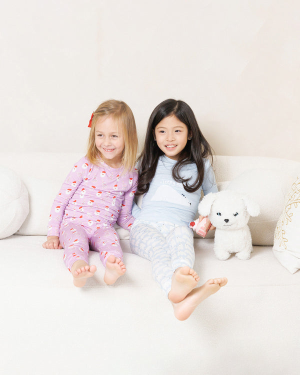 HD Bamboo LS Printed PJs Set