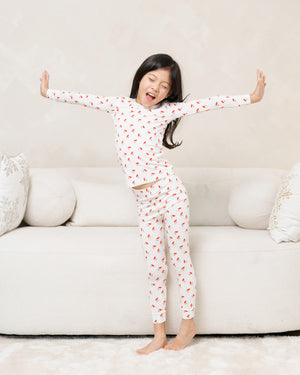 HD Bamboo LS Printed PJs Set