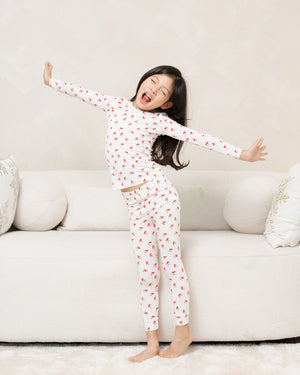 HD Bamboo LS Printed PJs Set