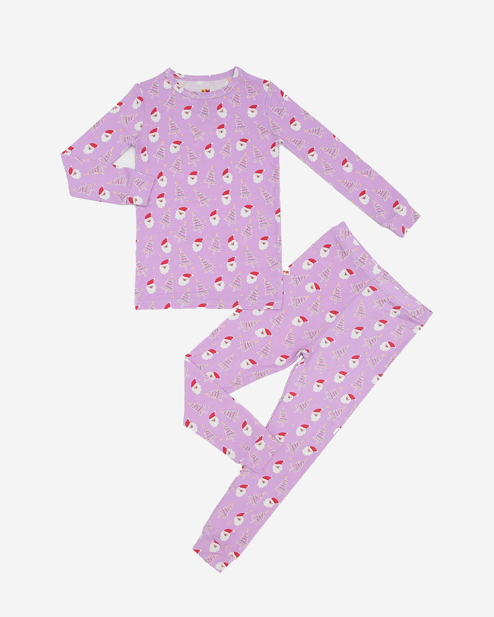HD Bamboo LS Printed PJs Set