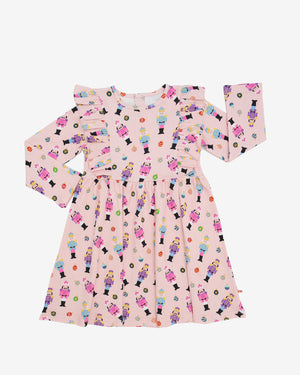 HD Organic Cotton LS Printed Dress