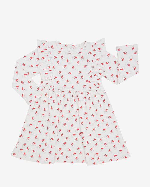 HD Organic Cotton LS Printed Dress