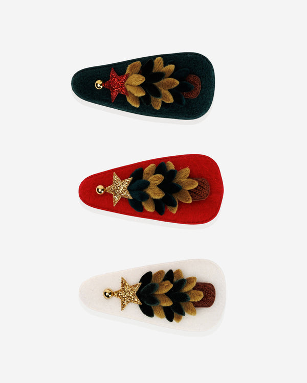 Christmas Tree Hair Clips