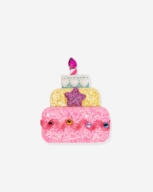 Birthday Cake Hair Clip