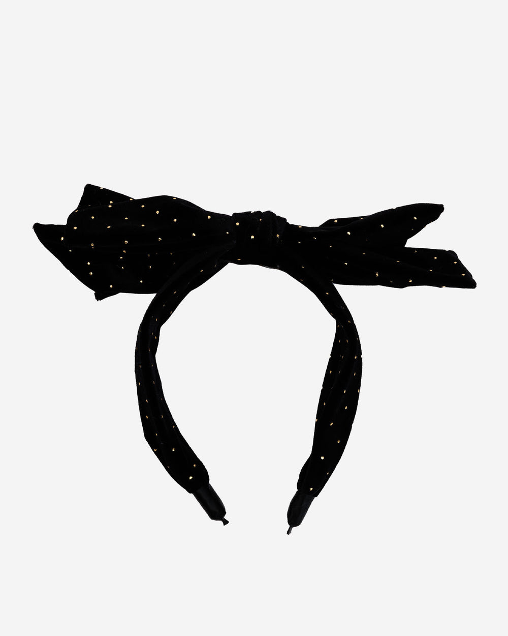 Gold Dot Bow Headband