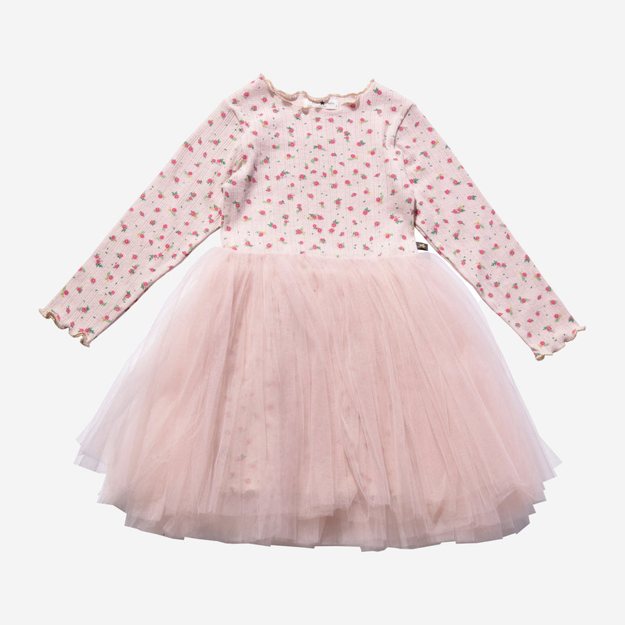 Vintage Flower Tutu Dress