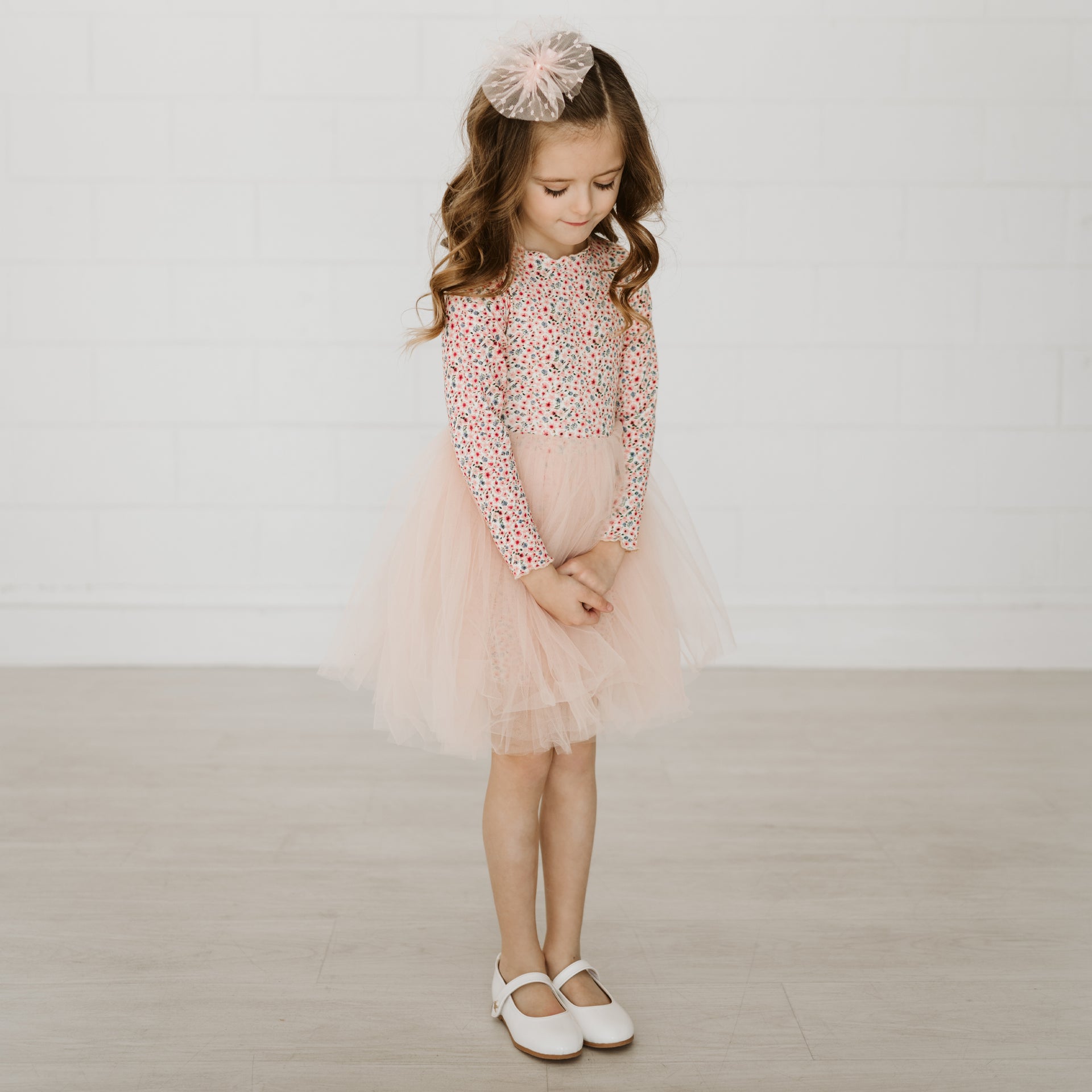 Vintage Flower Tutu Dress Pink / 12M Vintage Flower Tutu Dress Pink / 12M