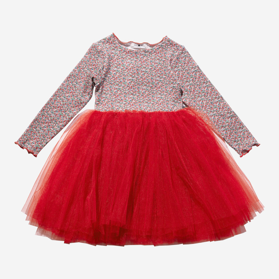 Vintage Flower 3 Tutu Dress