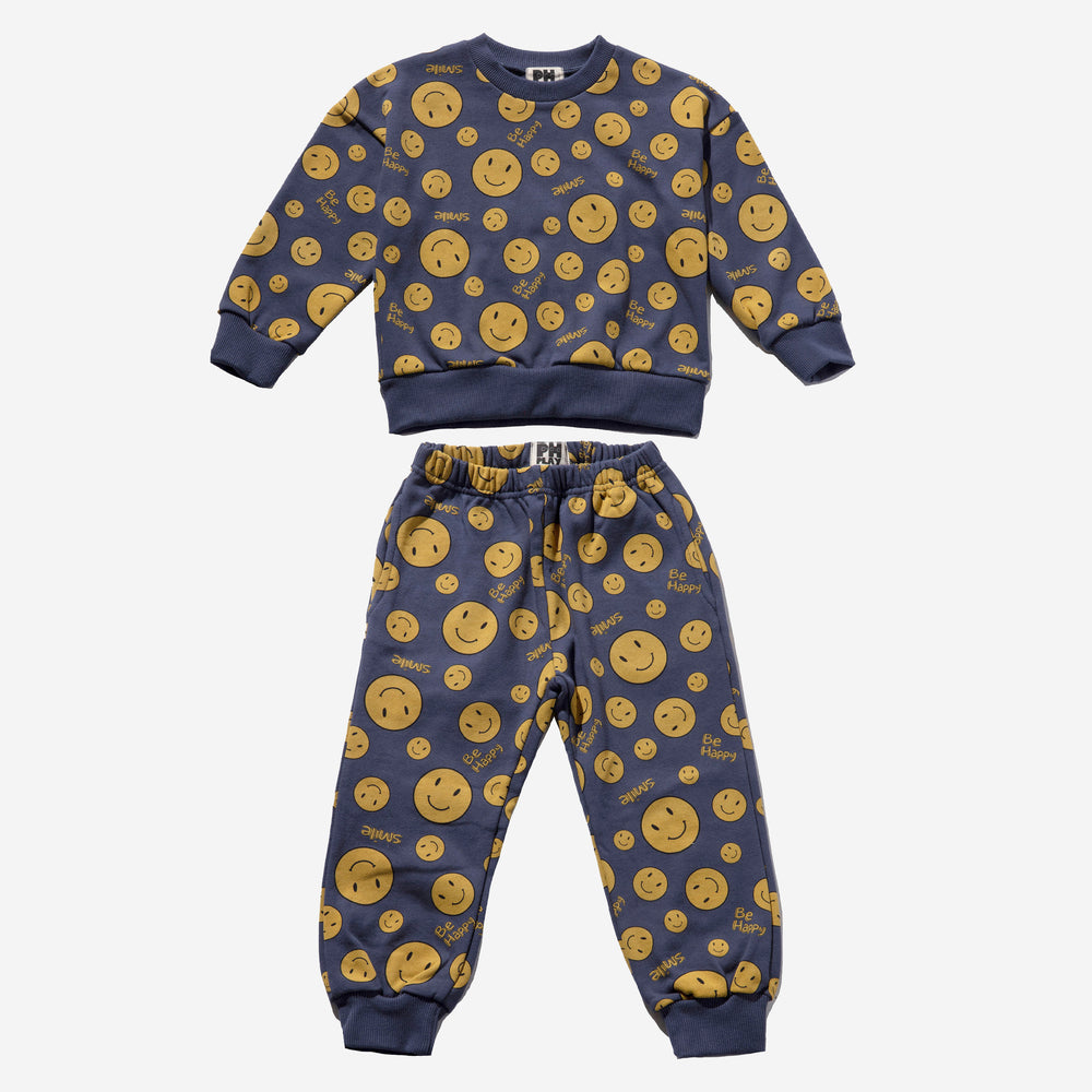 Smile Sweatshirt Set