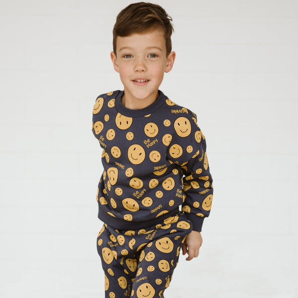 Smile Sweatshirt Set