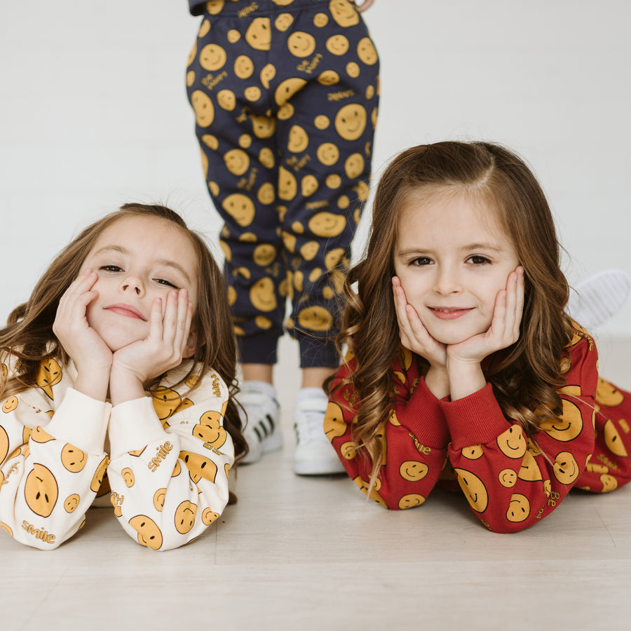 Smile Sweatshirt Set