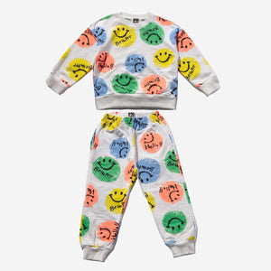 Smile Sweatshirt Set