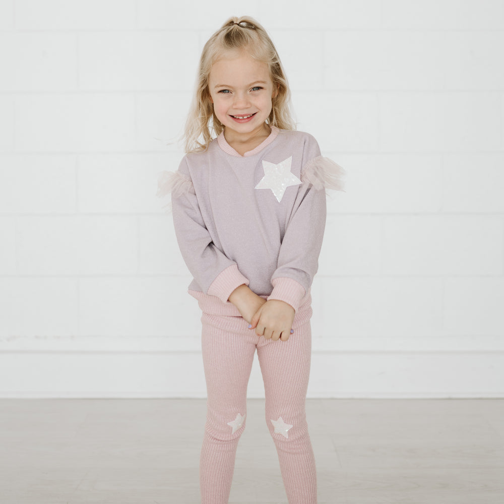 Star Sweatshirt Set