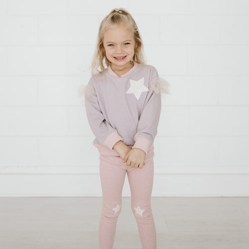 Star Sweatshirt Set
