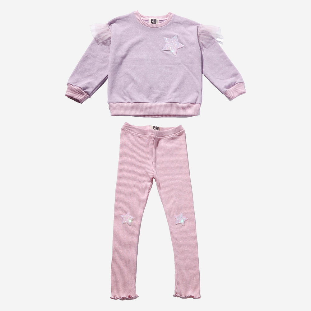 Star Sweatshirt Set