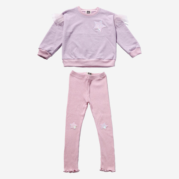 Star Sweatshirt Set