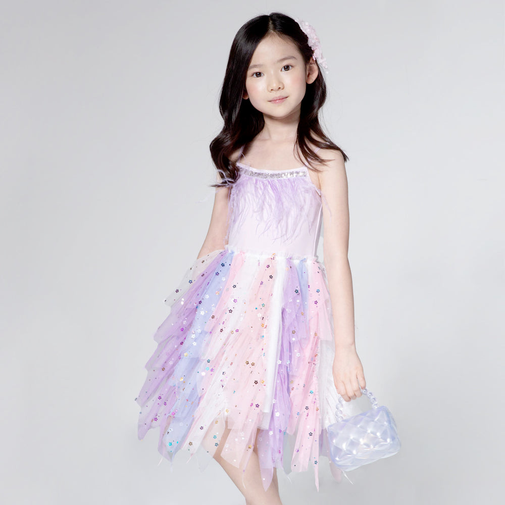 Fur Wave Tutu Dress