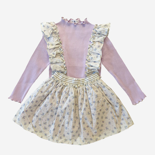 Frill Top Skirt Set