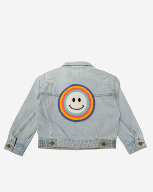 Patched Denim Jacket