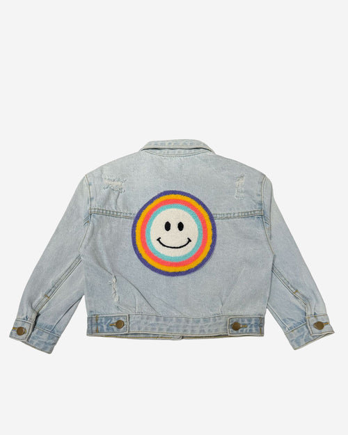 Patched Denim Jacket