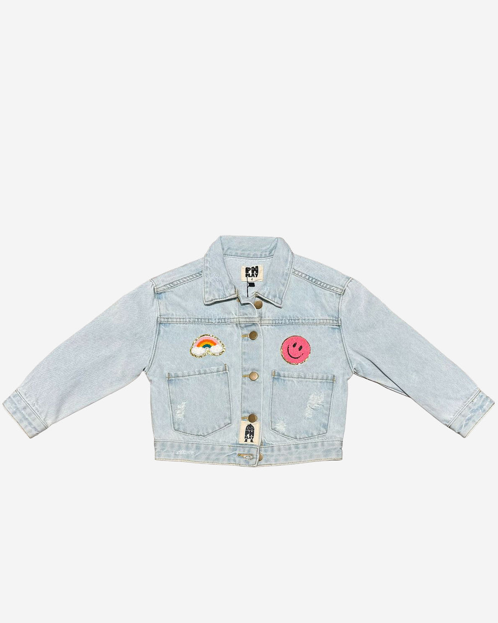 Patched Denim Jacket
