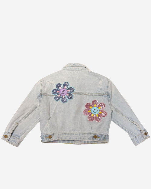 Patched Denim Jacket