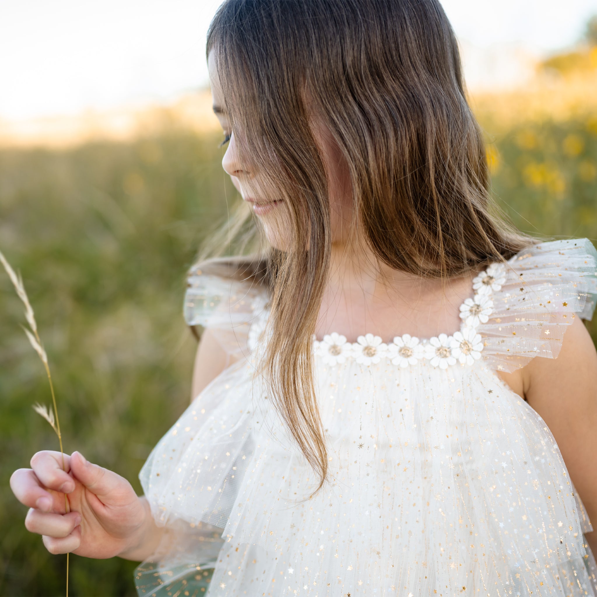 Harper Layered Dress White / 12M