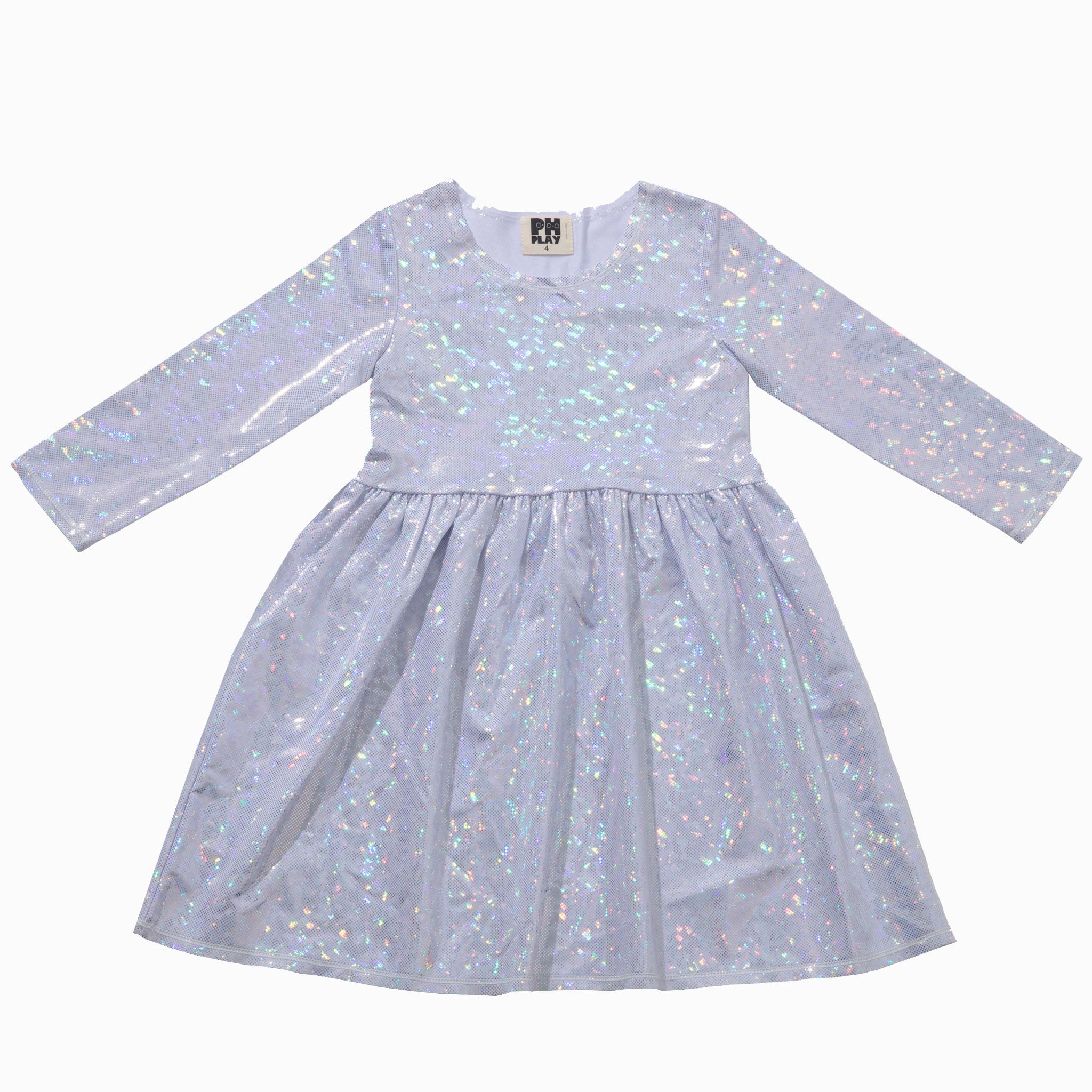 Holo Disco Dress Sliver / 4 Holo Disco Dress Sliver / 4