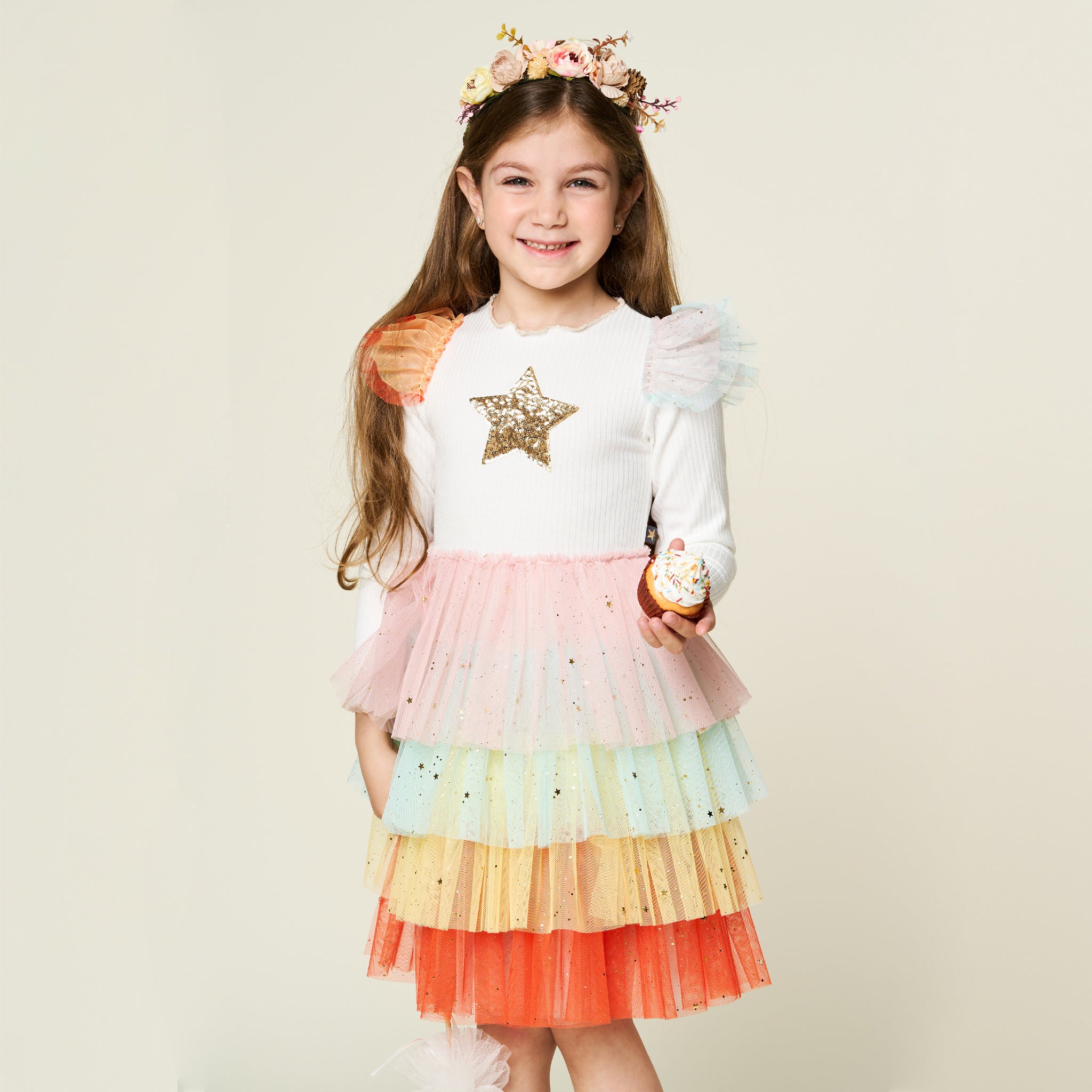 4 Layered Tutu Dress Pink / 2 4 Layered Tutu Dress Pink / 2