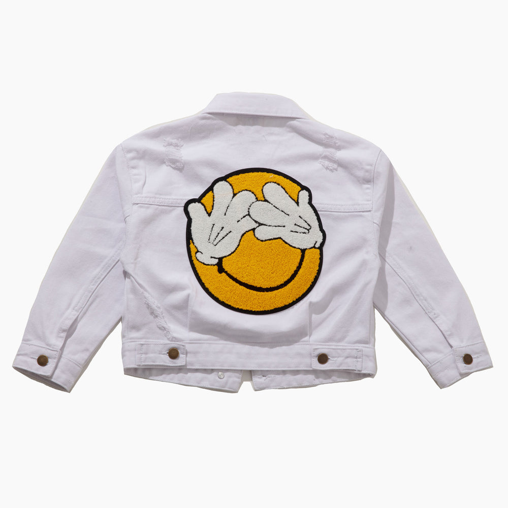 Patched Denim Jacket