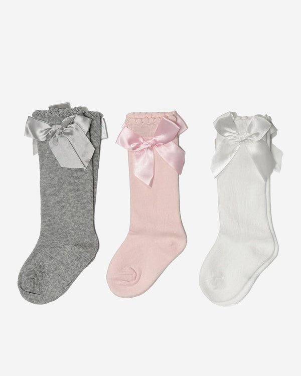 Bow Kneehigh Socks