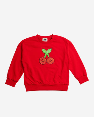 Amelia Cherry Sweatshirt