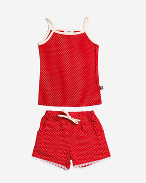 Ava Dot Tanktop Set