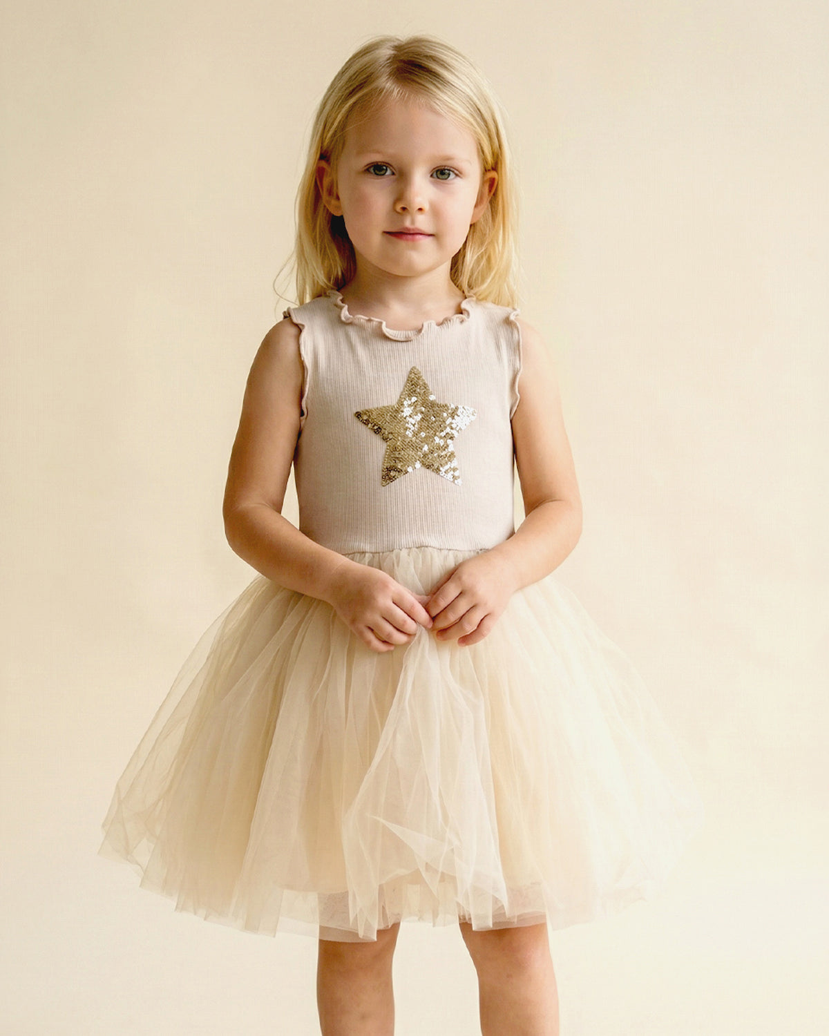 PH Star Tutu Dress Gold / 18M