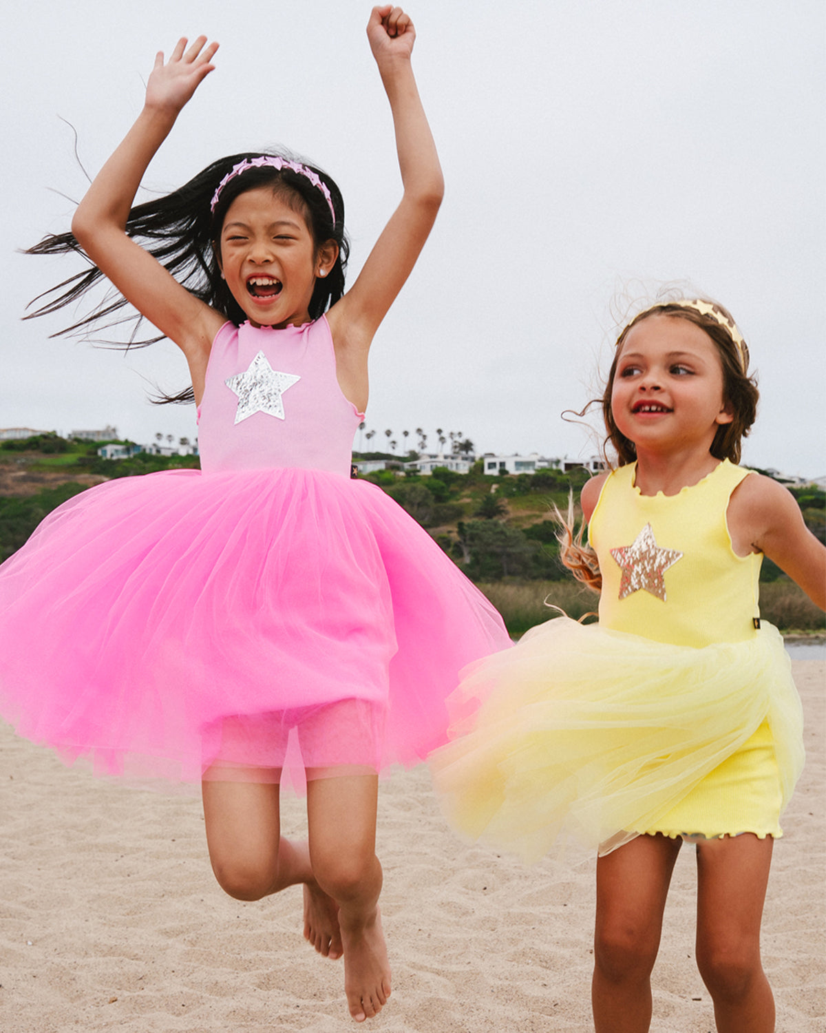 pink and yellow tutu dress Shop Pink birthday dress - baby girl tutu dress