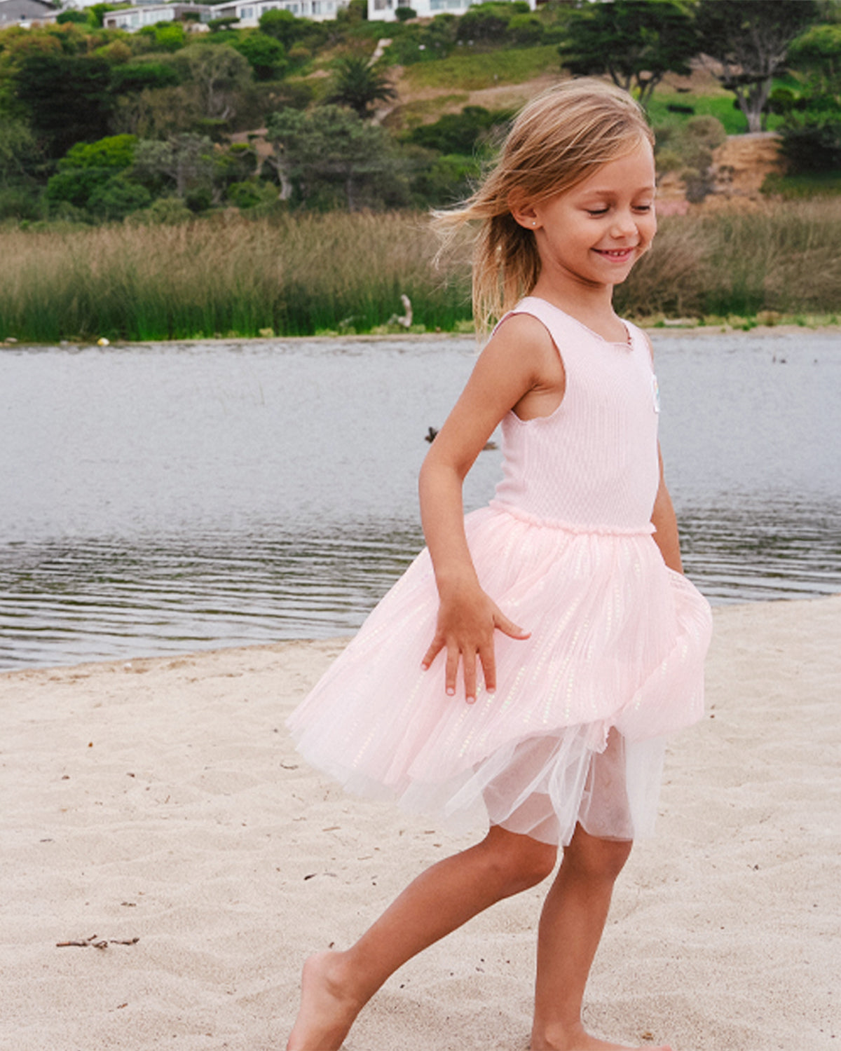 Chloe Rainbow Dress Pink / 6