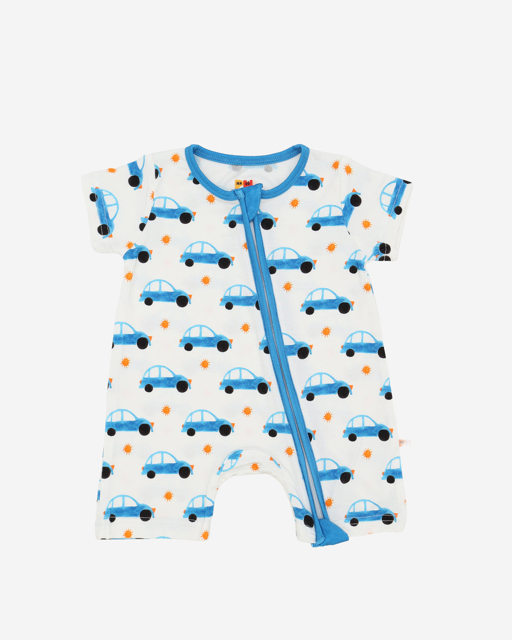 Bamboo SS Zipper Romper