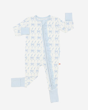 Bamboo LS Zipper Romper