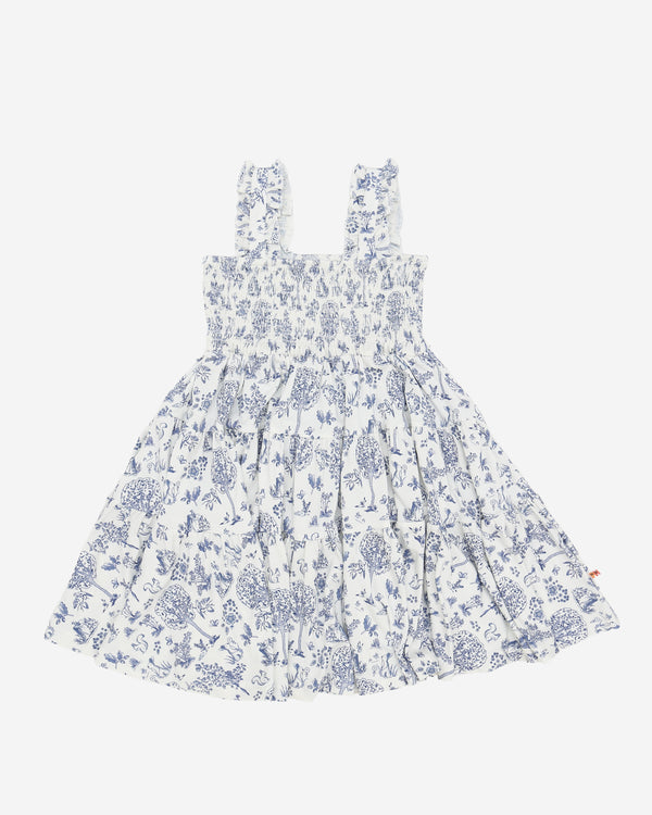 Bamboo Ruffle Strap Dress